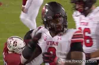 Tavion Thomas rushes for FOUR touchdowns in first half as Utah has big lead over Stanford