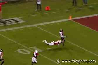 TJ Pledger finds a hole and breaks free for a 96-yard touchdown to help Utah extend lead over Stanford, 35-0