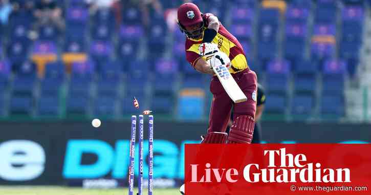 Australia beat West Indies by eight wickets: T20 World Cup – as it happened