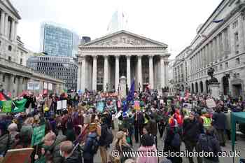 Climate protests in London pressure COP26 summit