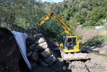 Parc des Bugadières à Cagnes-sur-Mer : les berges de la Cagne consolidées