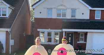 Women parade around Coventry as 'bosom buddies' to raise funds for breast cancer - Coventry Live