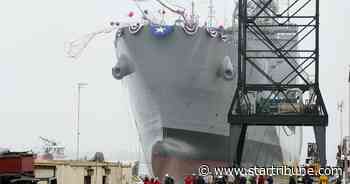 Navy launches ship named for gay rights leader Harvey Milk