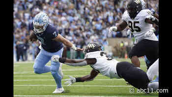 UNC rallies to stun No. 9 Wake Forest, 58-55
