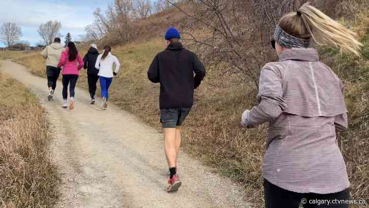 Calgary runners take on Mt. Everest elevation challenge to raise funds for Inn from The Cold