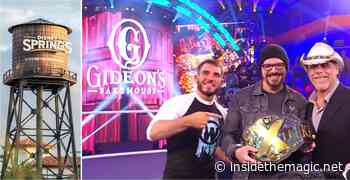 Disney Springs Gideon's Goes From Cookies to WWE NXT Championship Title! - Inside the Magic