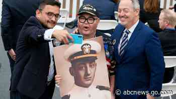 Navy launches ship named for gay rights leader Harvey Milk