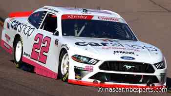 Austin Cindric grabs pole for Xfinity Phoenix race - NASCAR on NBC Sports