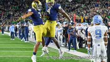Watch: Notre Dame QB Coan finds Austin for long TD against Navy - Fighting Irish Wire