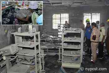 Fire in Indian coronavirus ward kills 11 - New York Post