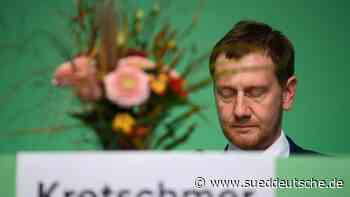 Kretschmer bekommt bei Wiederwahl nur mageres Ergebnis - Süddeutsche Zeitung - SZ.de