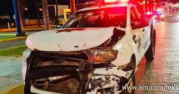 Accidente en Irapuato: Patrulla choca contra auto mientras seguía a conductor que provocó choque - Periódico AM