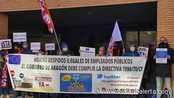 Los interinos aragoneses trasladan a Pedro Sánchez su demanda de estabilidad - Alerta