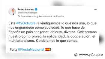 Sánchez reivindica a España como país diverso y abierto en la Fiesta Nacional - EFE - Noticias