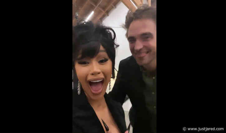 Watch Cardi B's Hilarious Reaction to Meeting Robert Pattinson! (Video)