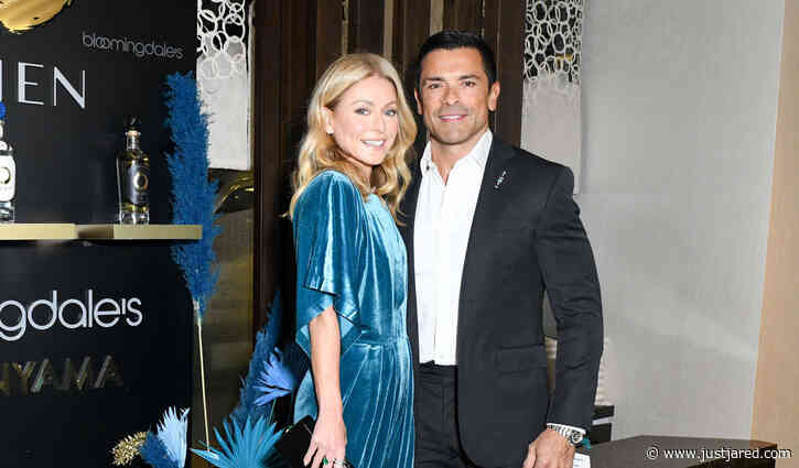 Kelly Ripa & Mark Consuelos Couple Up to Support Their Friends at Mujen Launch