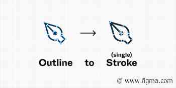 Outline to Single Stroke - Converts filled shapes back to editable single line vectors