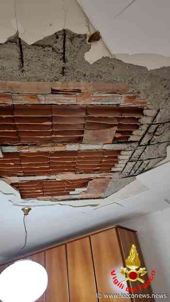 CALOLZIOCORTE, CROLLA UN SOFFITTO NELLA NOTTE - Lecconews