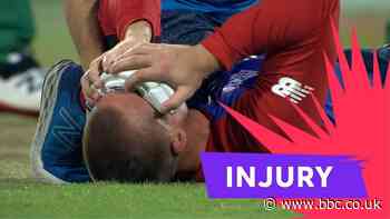 T20 World Cup - England v South Africa: Jason Roy retires with leg injury