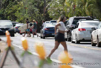 Laniakea roadside barriers are back, this time with crosswalks