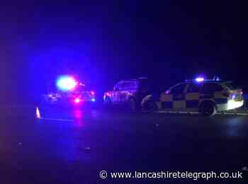 Police helicopter launched as dogs hunt down escaped driver following motorway pursuit