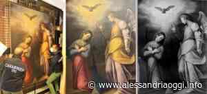 Restituita al Vescovo di Acqui Terme la pala d'altare del Moncalvo rubata nel 1909 - Alessandria Oggi