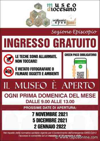 Capua: Dal 7 Novembre, il Museo Diocesano è aperto ogni prima domenica del mese - Capuaonline.com