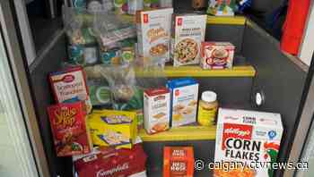 Hundreds of kilograms of food donated to Calgary's Veterans Food Bank | CTV News - CTV News Calgary