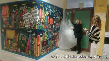 Modena. Istituto Barozzi, i sogni spiccano il volo con i murales delle studentesse - La Gazzetta di Modena