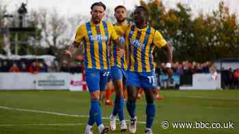 Stratford Town 1-5 Shrewsbury Town: Ryan Bowman double helps Shrews avoid cup shock