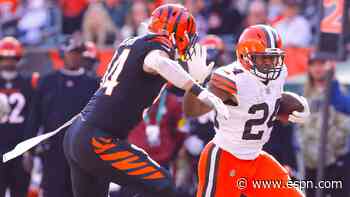 Browns'  Nick Chubb gets monster blocks for 70-yard TD runs