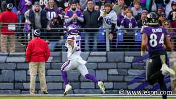 Big-play TDs: Nwangwu's 98-yard return, Jefferson 's 50-yard catch spark Vikings