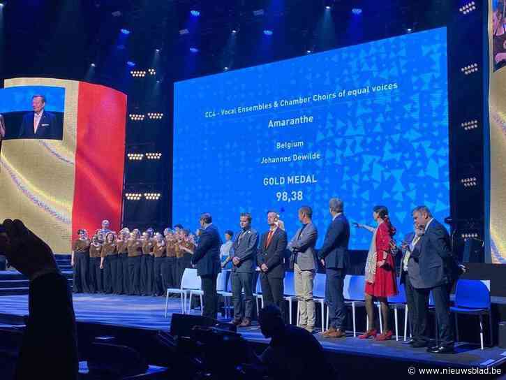 Dameskoor uit Oudenaarde wordt wereldkampioen