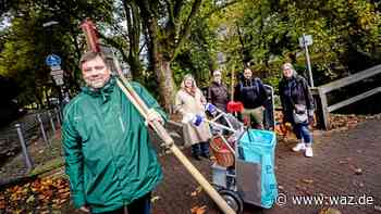 Essen-Werden: „Saubermann“ sammelt Müll auf der Brehminsel - WAZ News