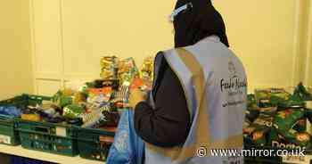 Mum visits food bank every day to feed three children despite husband's job - The Mirror