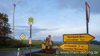 Wanderbaustelle sorgt für Behinderungen auf der Heide - Nahe Zeitung - Rhein-Zeitung