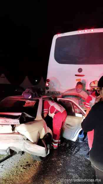 Joven resulta lesionada en choque en Cuernavaca - Central de Noticias Mx