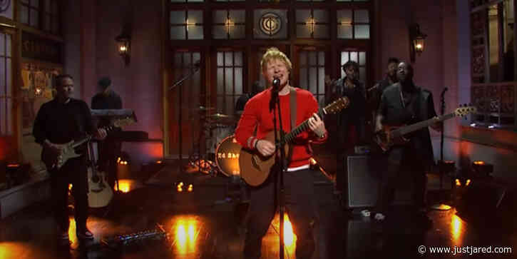 Ed Sheeran Performs 'Overpass Graffiti' & 'Shivers' on 'SNL'