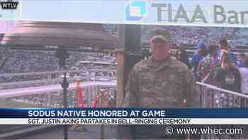 Sodus native partakes in military appreciation honoring