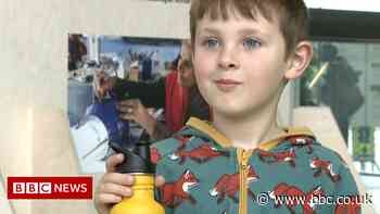 Boy, 7, takes school reusable bottle campaign to Holyrood