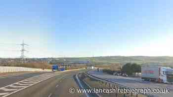 M65 closed near Blackburn after crash