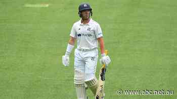 Victoria's Marcus Harris has Ashes setback with second-innings duck against NSW in Sheffield Shield - ABC News