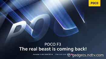 Poco Teases New Poco F3 Model, Set to Launch Alongside Poco M4 Pro 5G on November 9