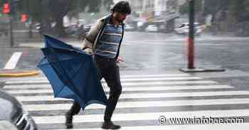 Fuertes ráfagas de viento azotan la Ciudad de Buenos Aires - infobae
