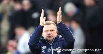 Coventry City manager Mark Robins among early favourites to land Premier League vacancy - Coventry Live