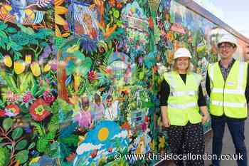 Artwork celebrates a new public space in Leyton