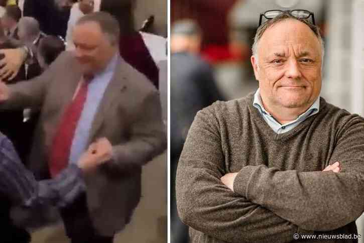 Controverse over filmpje van dansende Marc Van Ranst tijdens feest: “Maar ventilatie was in orde”