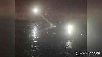 Saskatoon Fire Department searches slough after vehicle goes off road