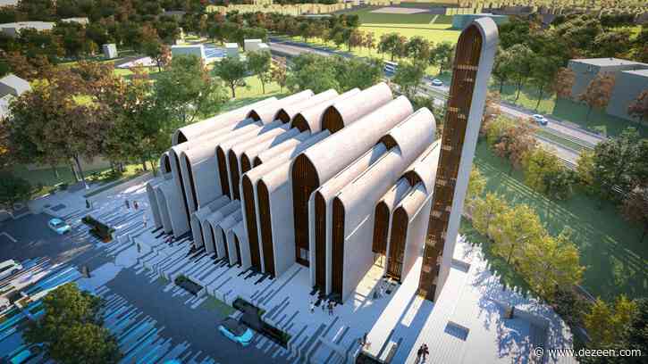 Aidia Studio designs mosque in Preston with cascading arched volumes