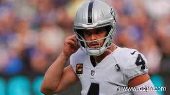 Derek Carr says miscues, not emotions, led to Raiders' lackluster loss at Giants